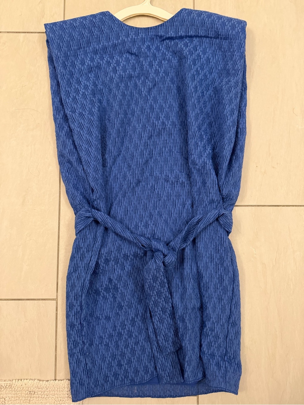 Amanda Uprichard Mini Blue Dress